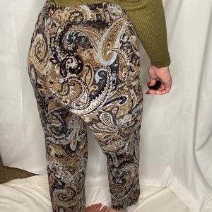 Vintage paisley corduroy jeans vintage